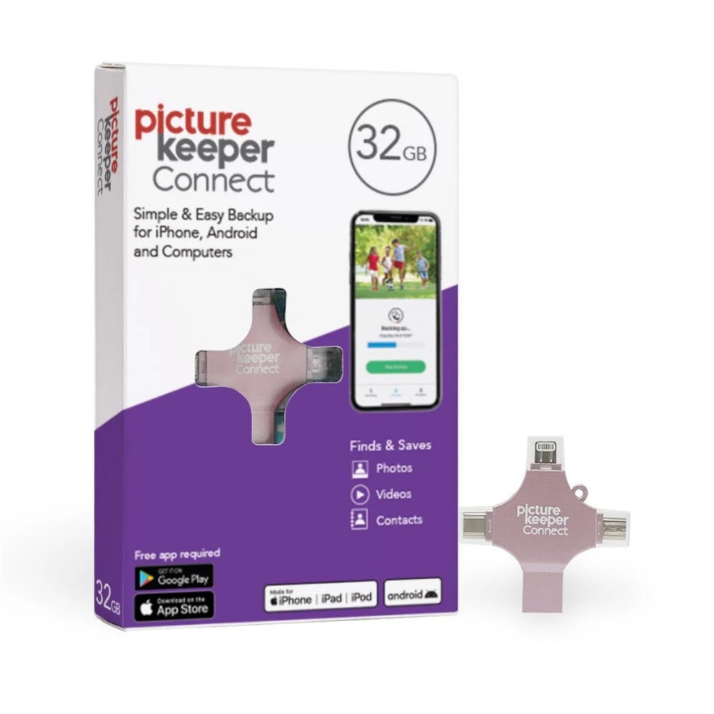 Picture Keeper Connect 32GB Backup Device - Pink